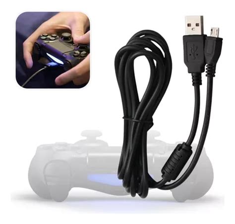 Cabo Usb Controle Para Ps4 Play 4 Carga Sincroniza Manete