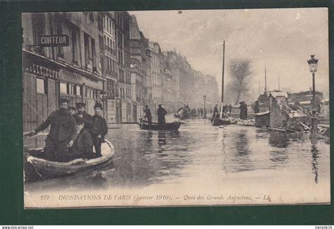 Inondations De Cp Innondation De Paris Quai Des Grands