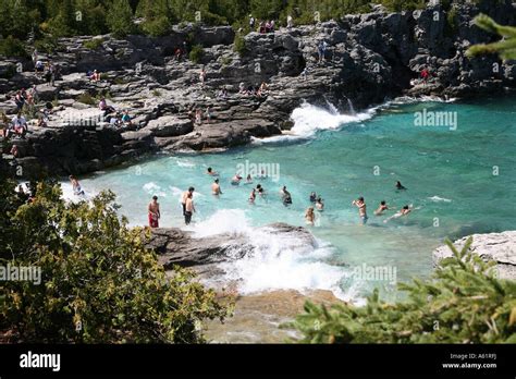 Georgian Bay On Lake Huron In Ontario Canada Stock Photo Alamy