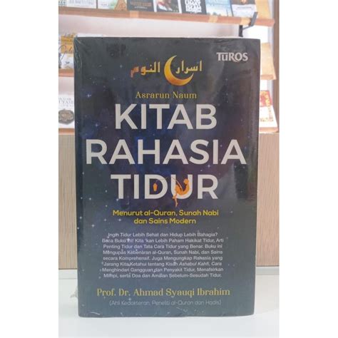 Jual KITAB RAHASIA TIDUR Menurut Al Qur An Sunah Nabi Dan Sains Modern