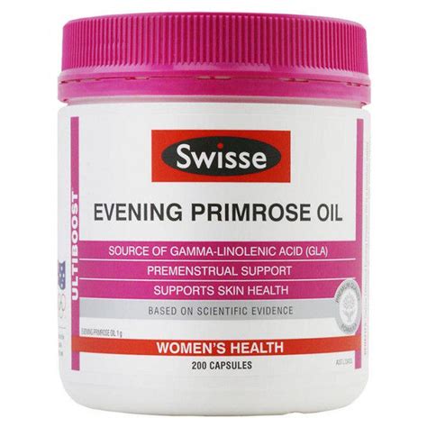 Swisse Ultiboost Evening Primrose Oil 200 Capsules Lazada Ph