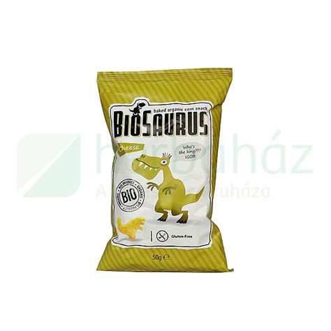 BIO BIOPONT BIOSAURUS IGOR KUKORICÁS SNACK SAJTOS 50G Herbaház