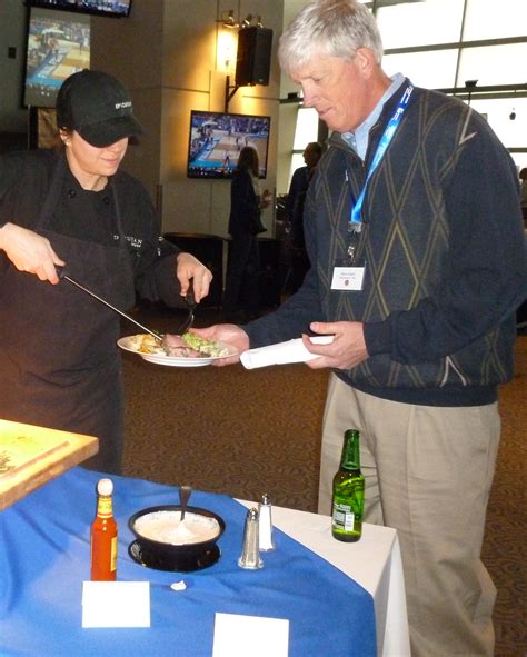 The Prime Rib Carving Stations Were Popular Stops At The Buffet Tables