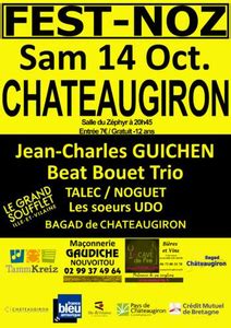 Fest Noz à Chateaugiron le 14 octobre 2023 Tamm Kreiz