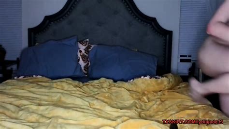 Skinny Brunette Cam Girl Rubbing Her Pussy With Pillow