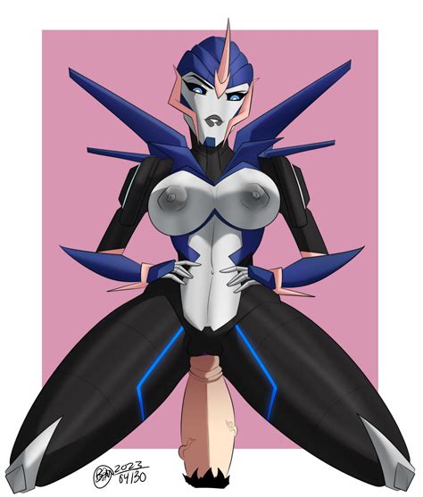 Rule 34 1girls 2023 Arcee Arcee Prime Big Breasts Biting Own Lip Black Sclera Blue Eyes