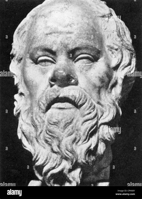 A Bust Of Socrates Stock Photo - Alamy