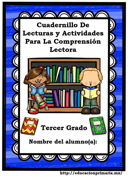 Cuadernillo de lecturas y actividades de comprensión lectora para
