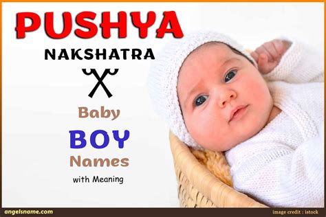 Pushya Nakshatra Baby Boy Names With Meaning Angelsname