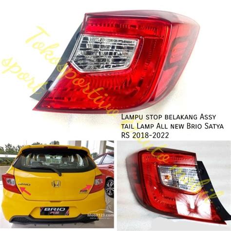 Jual Lampu Stop Tail Lamp Belakang Assy All New Brio Satya Rs