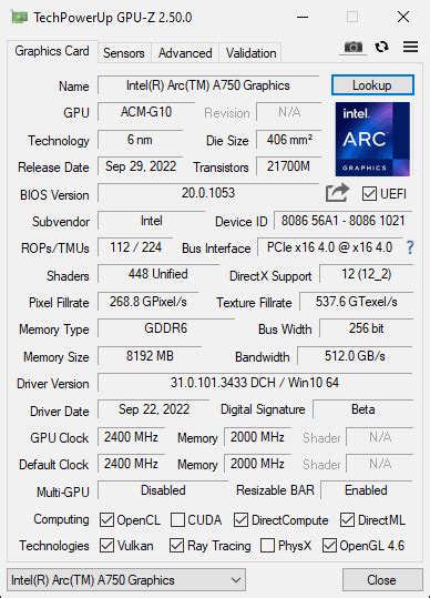 Intel Arc A750 Review - Great Value - Overclocking | TechPowerUp