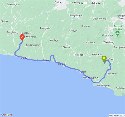 Jarak Dan Waktu Yang Dibutuhkan Dari Kab Cianjur Ke Kab Garut Navi Id