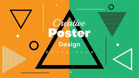 simple business poster design template with geometric shape 3355896 ...