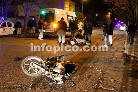 Motociclista Grave Tras Protagonizar Un Violento Accidente Infopico