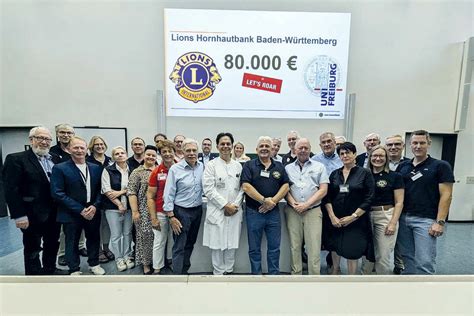 Hilfe F R Patienten Lions Club Achern Spendet F R Hornhautbank