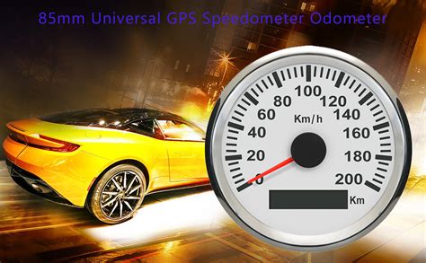 Eling Veloc Metro Gps Universal Od Metro Km H Speedo Gauge Para