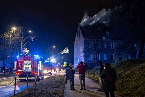 Pożar pustostanu przy Odrodzenia zdjęcie nr 298461 Elbląg