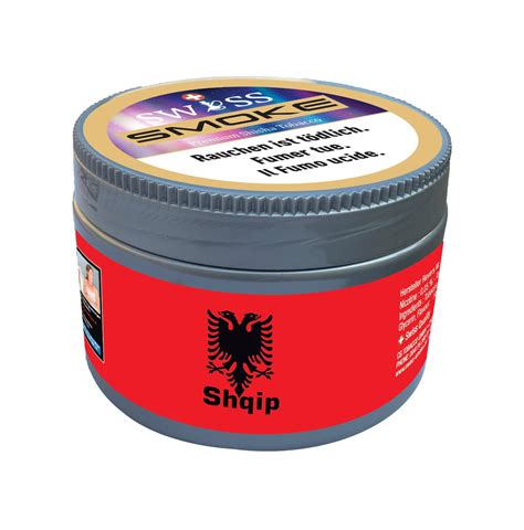 Swiss Smoke Shisha Tabak Shqip 200g Preis GreenWeed