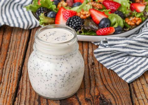 Creamy Poppyseed Dressing Barefeet In The Kitchen