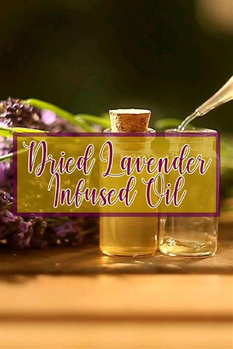 Homemade Lavender Infused Oil