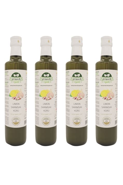 Germencik Organik Limon Sarımsak Kürü 4 Adet 4x500 Ml Fiyatı