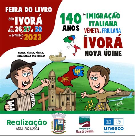 Feira do Livro em Ivorá nos dias 26 27 e 28 de setembro de 2023