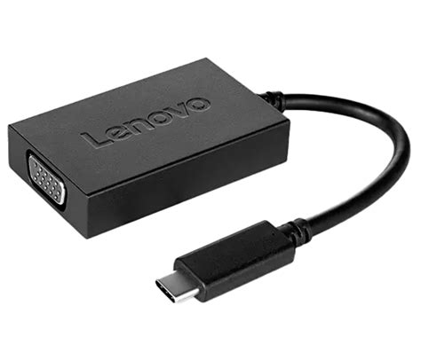 Lenovo Usb C To Vga Adapter With Power Pass Through 4x90k86568 Lenovo Ie