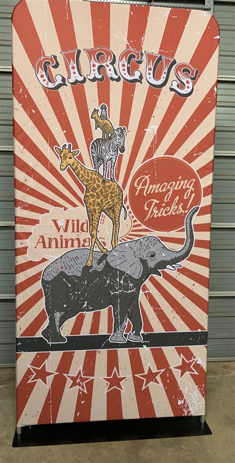 Circus Backdrop Vintage Sign with Animals | Dream Captured Event Design