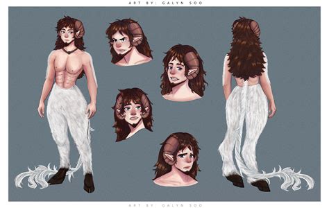 Dnd Satyr Reference Sheet Commission By Galynsoo On Deviantart