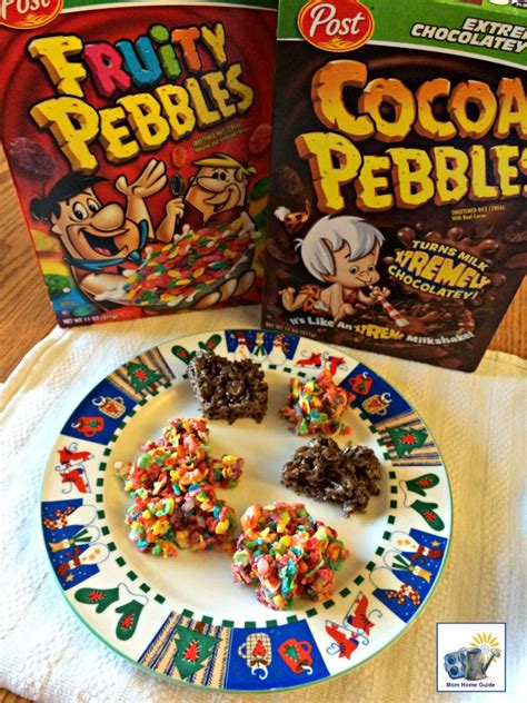 Fruity And Cocoa Pebbles Cereal Bars