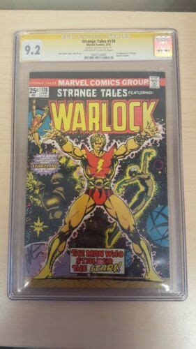 Comicsvalue Strange Tales 178 Marvel CGC 9 2 Signed By