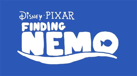 How To Draw Finding Nemo Logo Bumper From Disney Pixar Youtube