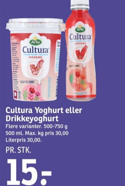 Cultura Yoghurt Hindb R Spar November Alle Tilbudsavis