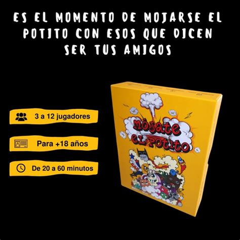 Juego De Mesa Mójate El Potito 3 A 12 Jugadores Party Game Cuotas