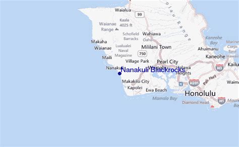 Nanakuli Blackrocks Surf Forecast and Surf Reports (HAW - Oahu, USA)