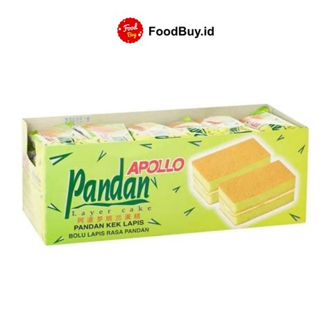 Jual Apollo Layer Cake Rasa Pandan Gr Indonesia Shopee Indonesia