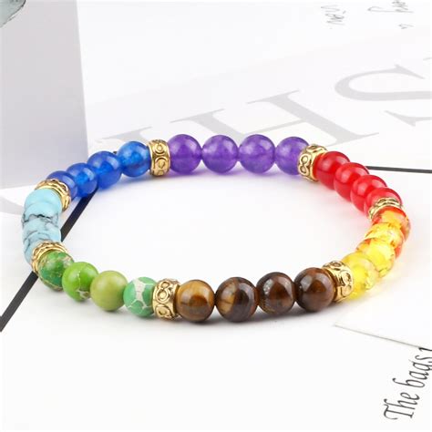 Bracelet Ouverture Des Chakras Bijoux Chakras En Pierres Naturelles