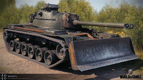 World of Tanks Supertest M48A2 Räumpanzer German Tier VIII Premium