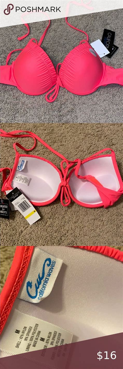 NWT Push Up Bikini Top In 2020 Bikinis Bikini Tops Push Up Bikini