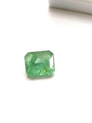 Green Natural Emerald Panna Octogan Shape Gemstone 5 10 Ct For