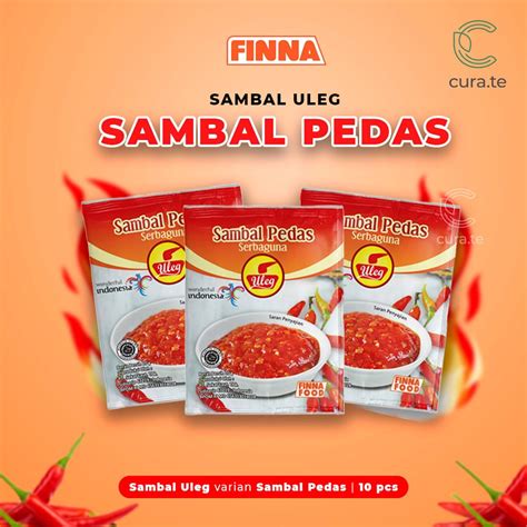 Jual Finna Food Sambel Uleg Sachet Sambal Teri Kemiri Terasi Bawang