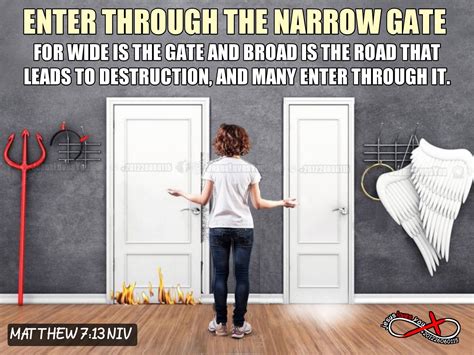 Verseoftheday Enter Through The Narrow Gate For Wide Is The Gate And