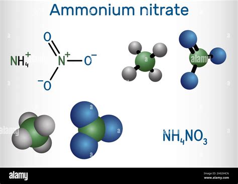 Nitrato Am Nico Mol Cula Nh No Es Sal De Amonio De Cido N Trico Se