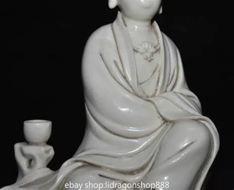 9 OLD CHINESE Dehua White Porcelain Kwan Yin Guan Yin Boddhisattva