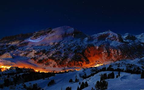 Night Mountain Wallpapers - Top Free Night Mountain Backgrounds ...