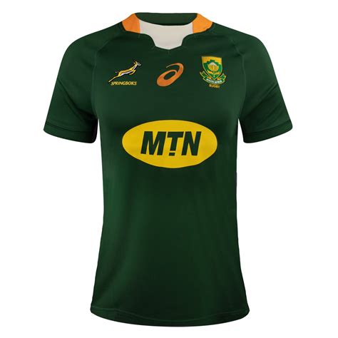 Asics Springbok Womens Home Jersey South Africa