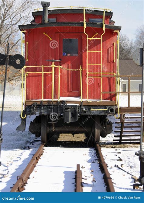 Red Caboose Royalty Free Stock Image - Image: 4079636