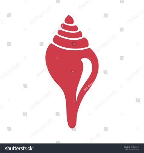 Shankh Means Shell Vector Illustration Worship Stock Vector Royalty