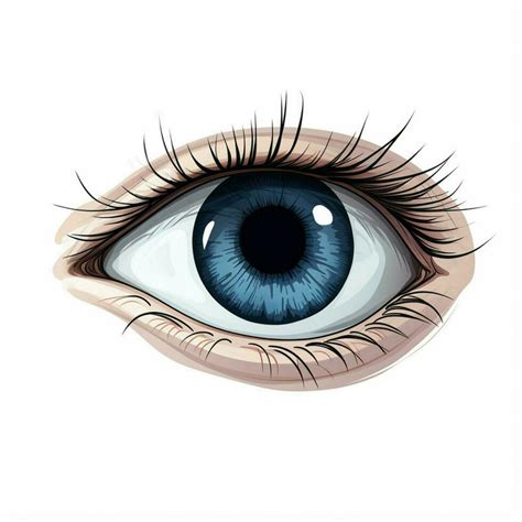 Eyes 2d cartoon illustraton on white background high quality 30687158 Stock Photo at Vecteezy