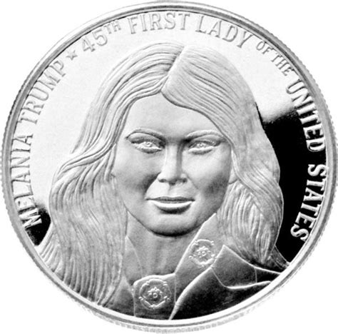 Melania Trump Silver Commemorative Coin